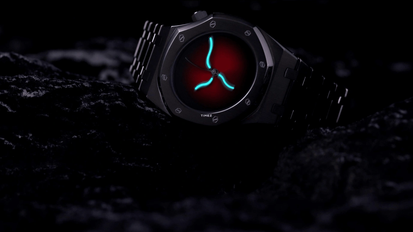 Safrezo,CURVE OAK 38x39.60mm,38x39.60mm,Stainless Steel,Red,Automatic,Sapphire,Other,CO,CO-B02-S