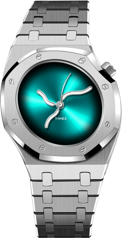 Safrezo,CURVE OAK 38x39.60mm,38x39.60mm,Stainless Steel,Green,Automatic,Sapphire,Other,CO,CO-B01-S