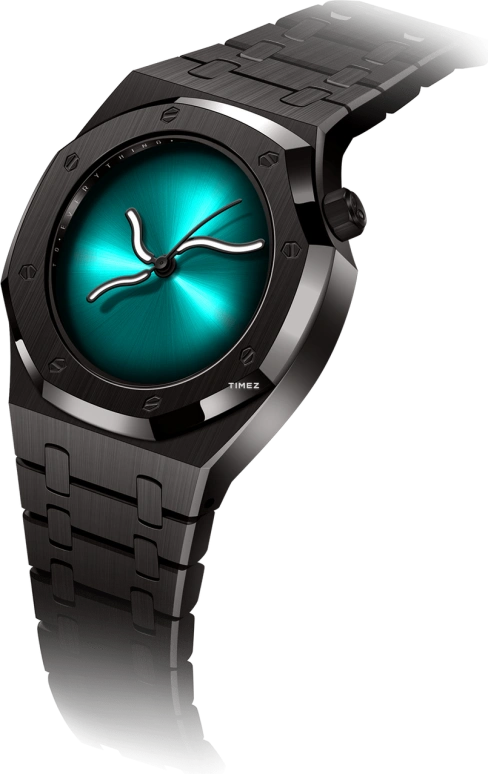 Safrezo,CURVE OAK 38x39.60mm,38x39.60mm,Stainless Steel,Green,Automatic,Sapphire,Other,CO,CO-B01-B