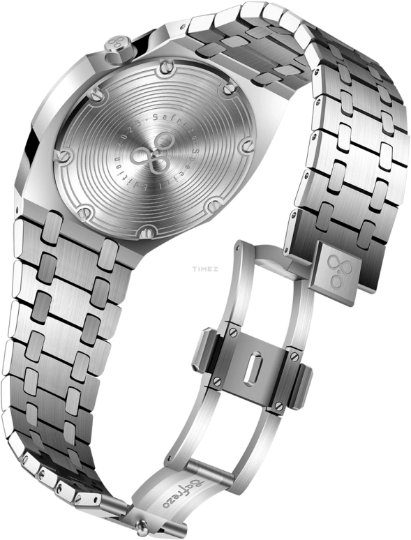 Safrezo,CURVE OAK 38x39.60mm,38x39.60mm,Stainless Steel,Blue,Automatic,Sapphire,Other,CO,CO-SE2501