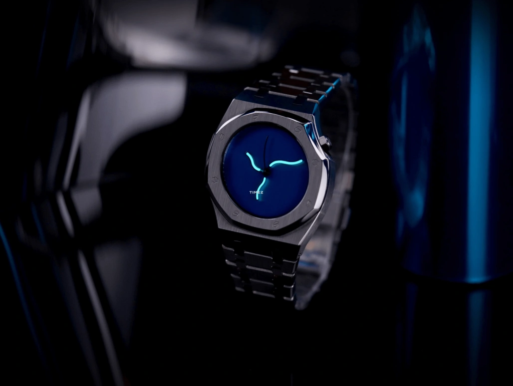 Safrezo,CURVE OAK 38x39.60mm,38x39.60mm,Stainless Steel,Blue,Automatic,Sapphire,Other,CO,CO-A02-S