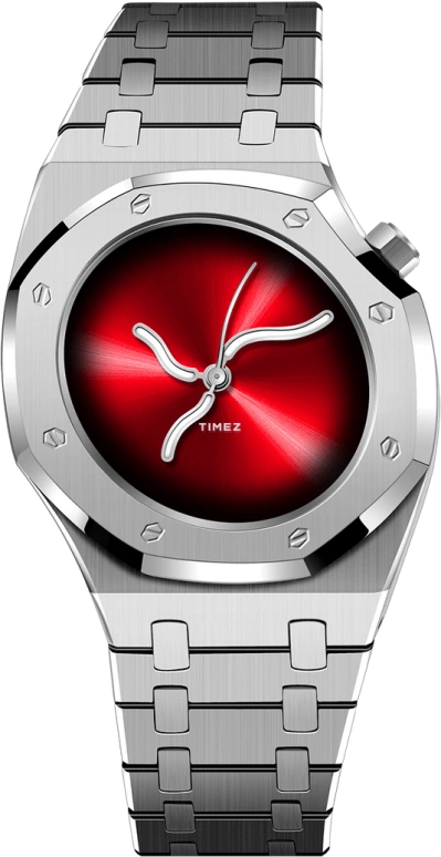 Safrezo,CURVE OAK 38x39.60mm,38x39.60mm,Stainless Steel,Red,Automatic,Sapphire,Other,CO,CO-B02-S