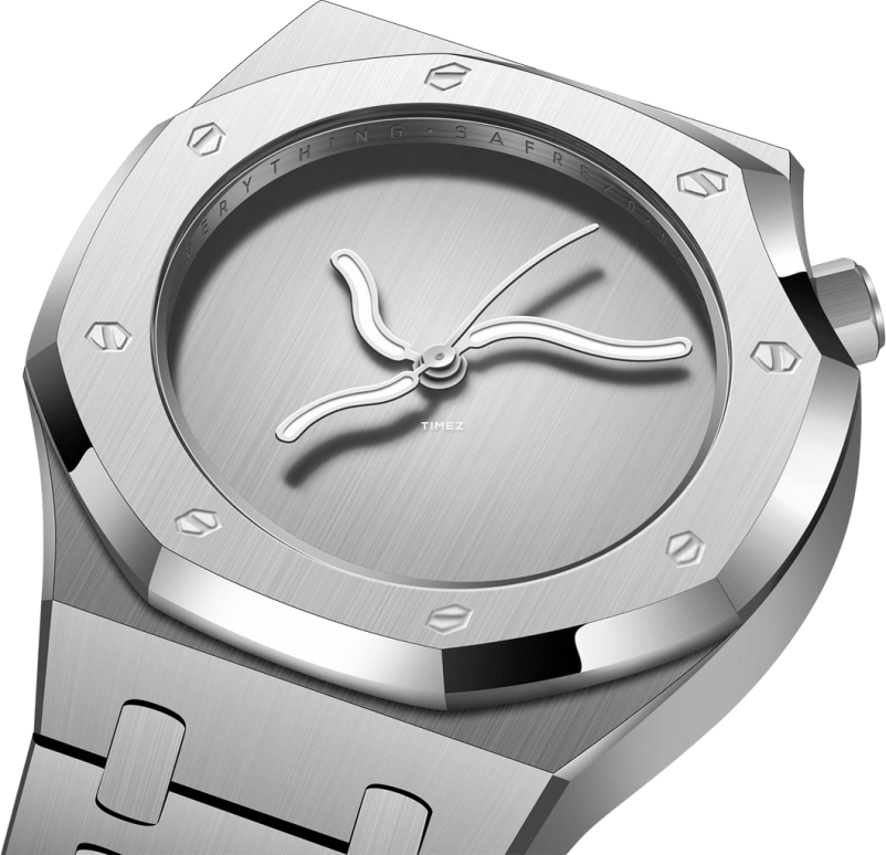 Safrezo,CURVE OAK 38x39.60mm,38x39.60mm,Stainless Steel,Silver,Automatic,Sapphire,Other,CO,CO-A01-S