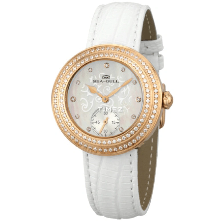 Sea-Gull,Couples 36mm,36mm,Stainless Steel,White,Automatic,Sapphire,Crystal Glass,Round,719,719.751L