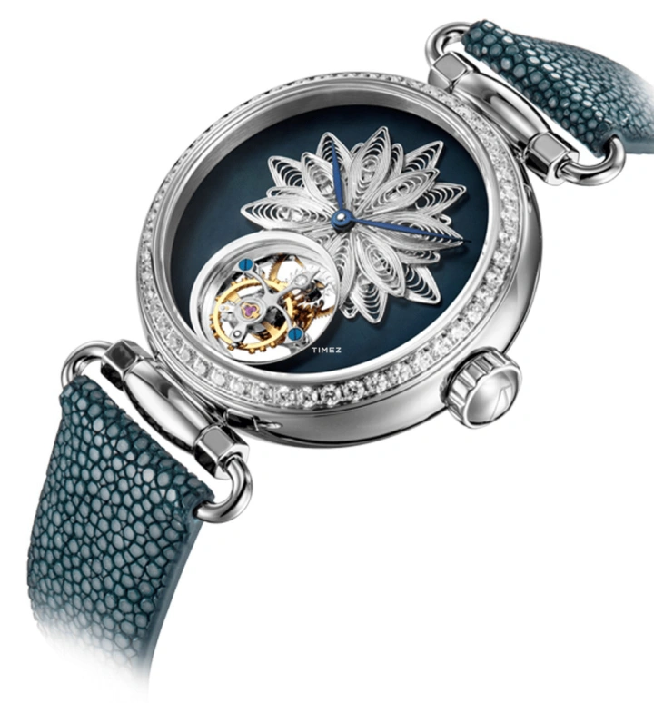 Sea-Gull,Artelier 38.50mm,38.50mm,Stainless Steel,Blue,Handwound,Tourbillon,Sapphire,713,713.38.8100L