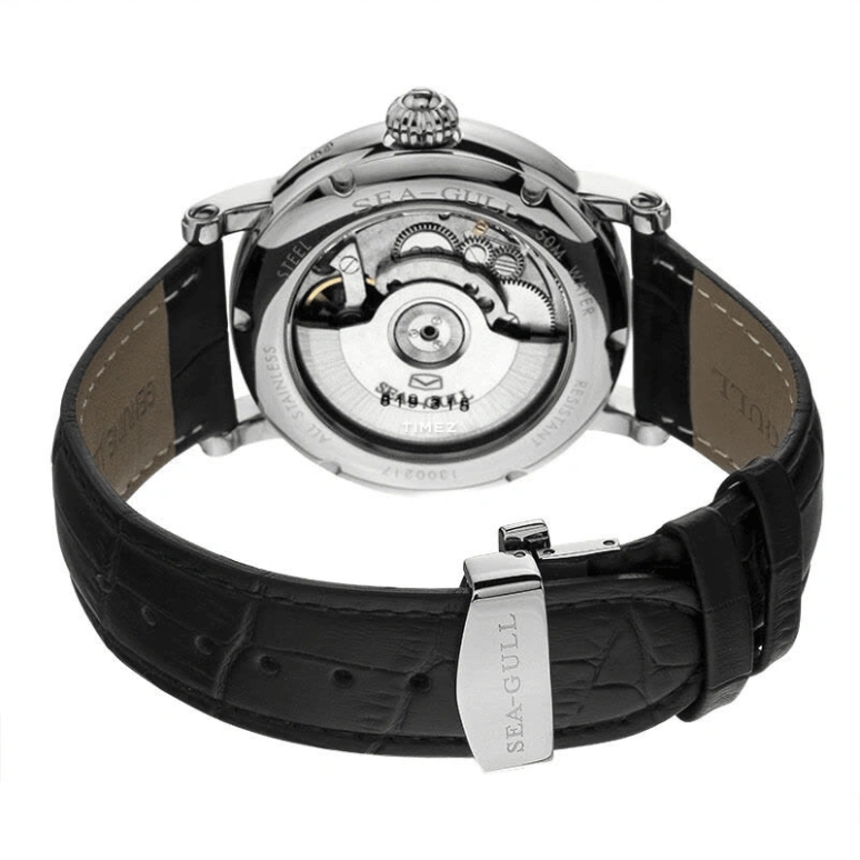 Sea-Gull,Multifunction 42mm,42mm,Stainless Steel,Silver,Grey,Automatic,Month,Date,Day,819,819.315