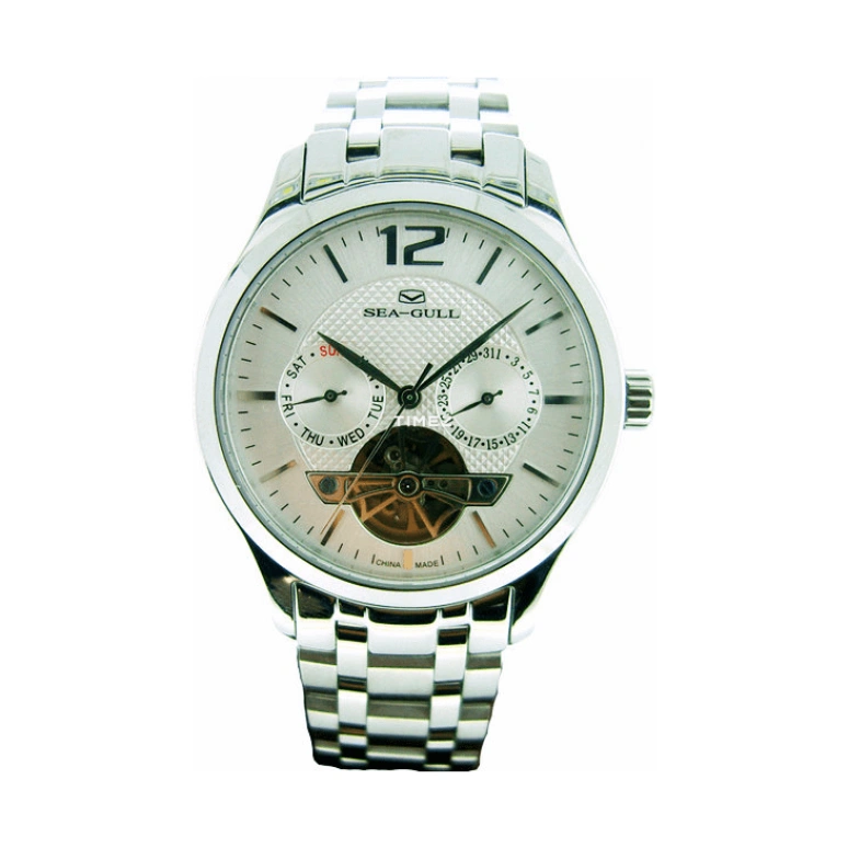 Sea-Gull,Multifunction 39mm,39mm,Stainless Steel,White,Automatic,Date,Day,816,816.427 WHITE