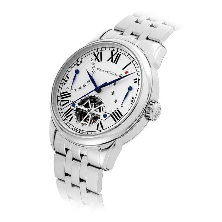 Sea-Gull,Multifunction 42mm,42mm,Stainless Steel,White,Automatic,Day,Power Reserve Indicator,816,816.522 WHITE