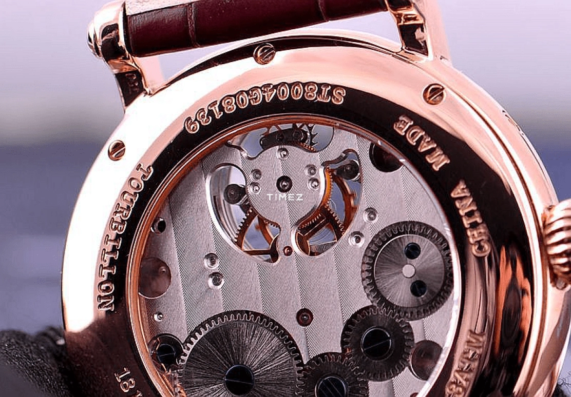 Sea-Gull,Museum 39mm,39mm,Rose Gold,White,Handwound,Date,Day,Tourbillon,Flyback,Sapphire,Crystal Glass,Round,ST8004G