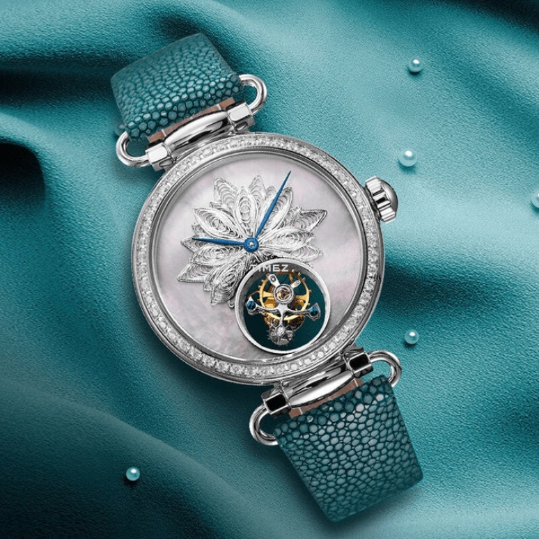 Sea-Gull,Artelier 38.50mm,38.50mm,Stainless Steel,White,Handwound,Tourbillon,Sapphire,713,713.18.8100L