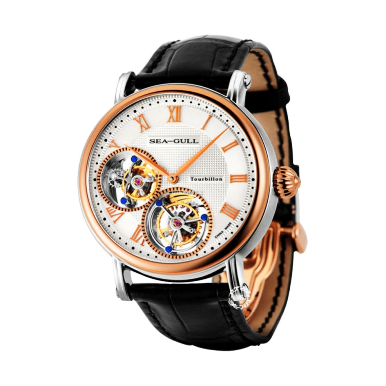 Sea-Gull,Tourbillon 43mm,43mm,Stainless Steel,White,Handwound,Tourbillon,Sapphire,ST8080GS