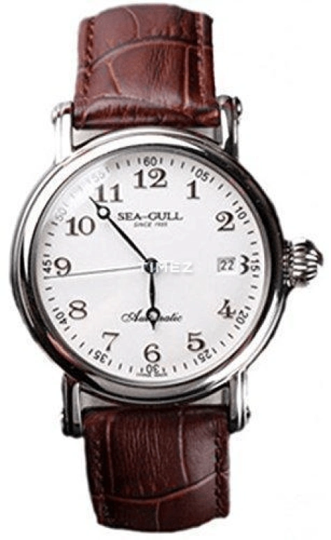 Sea-Gull,Business 38mm,38mm,Stainless Steel,White,Automatic,Day,Glass,M186
