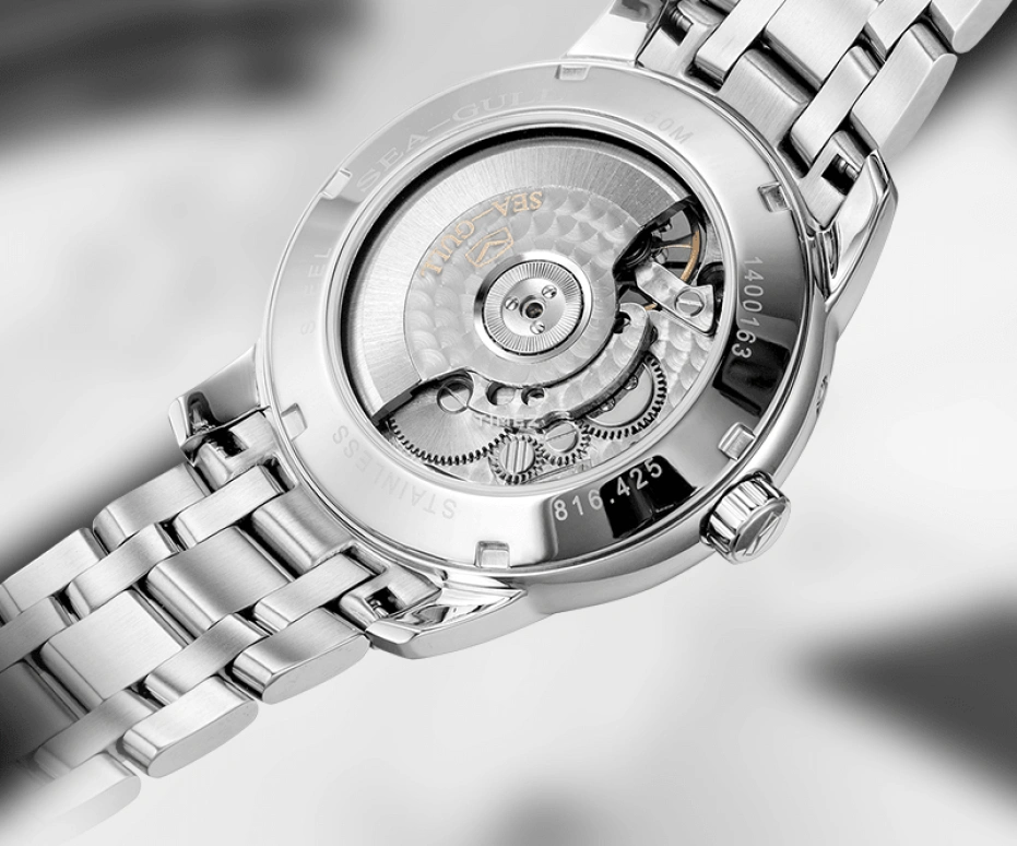 Sea-Gull,Multifunction 41mm,41mm,Stainless Steel,Black,Automatic,Date,Day,Flyback,Retrograde,Sapphire,Round,816,816.426 WHITE