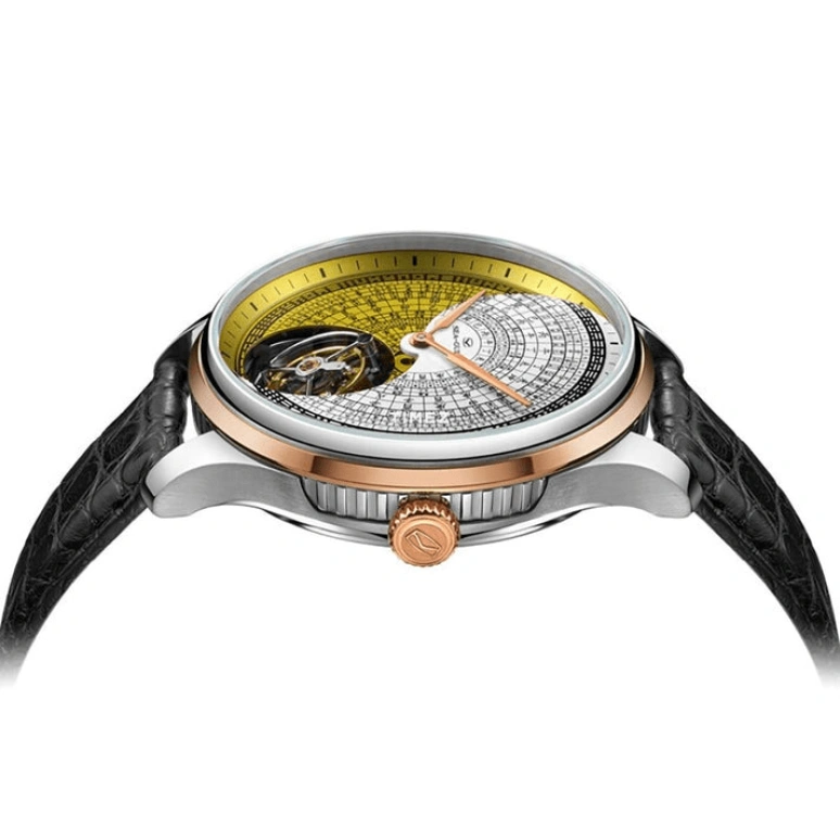 Sea-Gull,Tourbillon 43mm,43mm,Stainless Steel,Rose Gold,White,Yellow,Handwound,Tourbillon,Sapphire,218,218.98.8808G