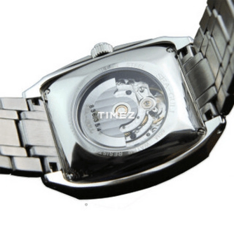 Sea-Gull,Basic 38mm,38mm,Stainless Steel,Black,Automatic,Day,Sapphire,Crystal Glass,836,836.354 BLACK