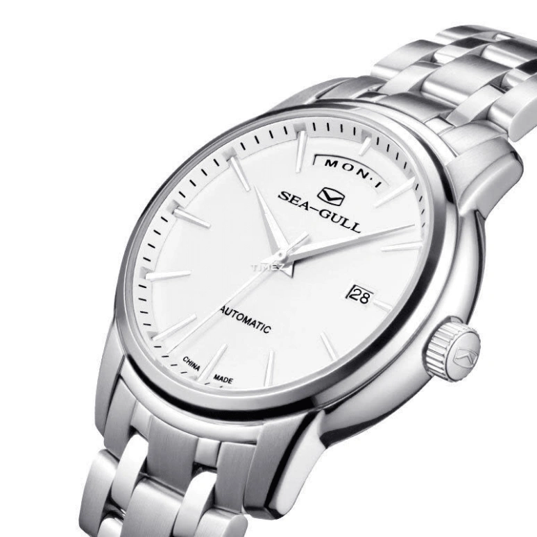 Sea-Gull,Multifunction 41mm,41mm,Stainless Steel,White,Automatic,Date,Day,816,816.422