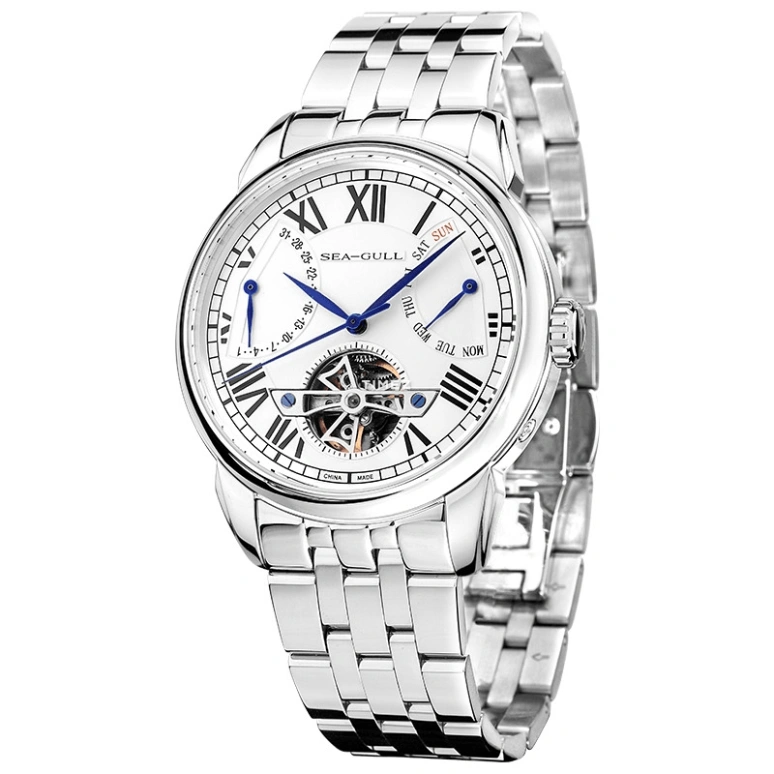 Sea-Gull,Multifunction 42mm,42mm,Stainless Steel,White,Automatic,Date,Day,816,816.521