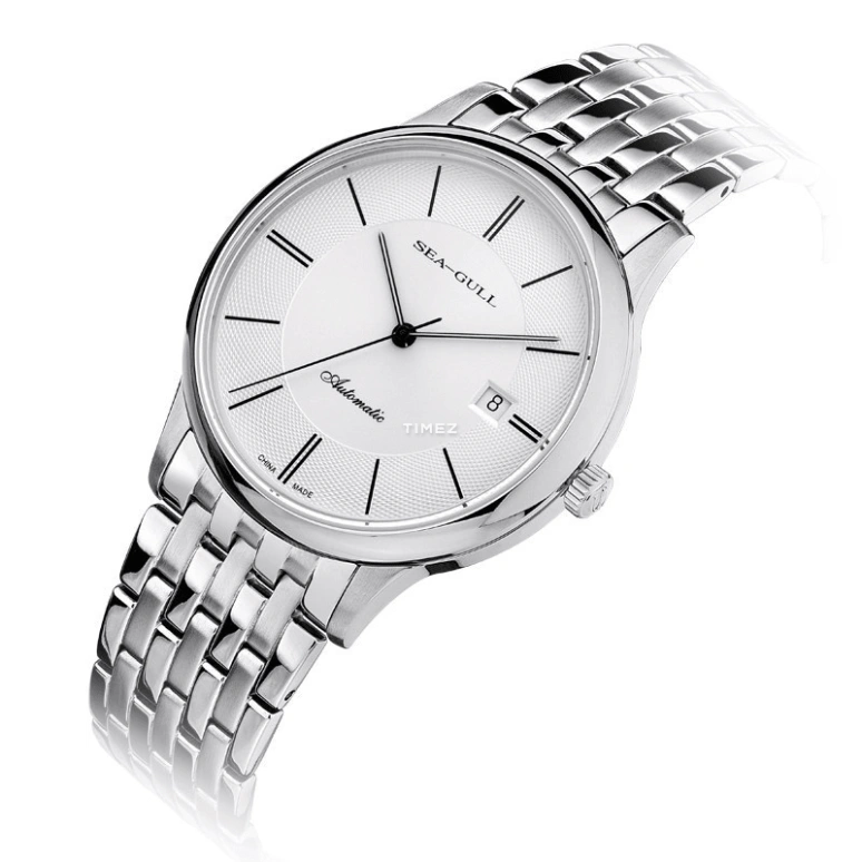 Sea-Gull,Couples 39mm,39mm,Stainless Steel,White,Automatic,Day,Sapphire,816,816.364 WHITE