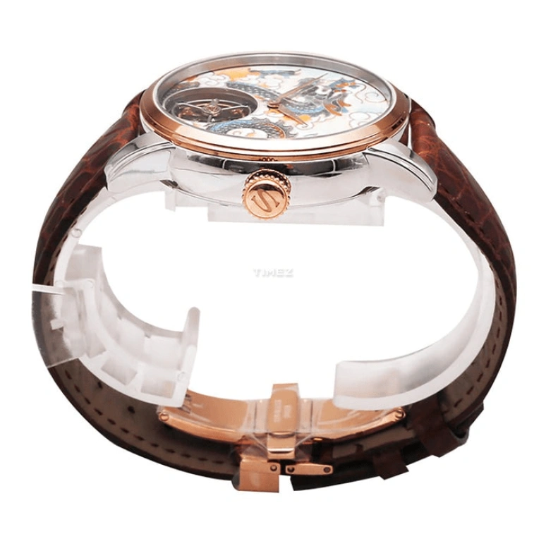 Sea-Gull,Tourbillon 42mm,42mm,Stainless Steel,Rose Gold,Multi-Color,Handwound,Tourbillon,Sapphire,218,218.98.7024G