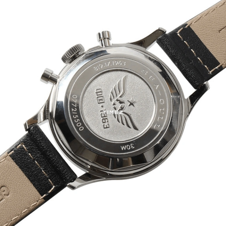 Sea-Gull,Commemorate 37mm,37mm,Stainless Steel,Cream,Automatic,Chronograph,Acrylic,FKJB
