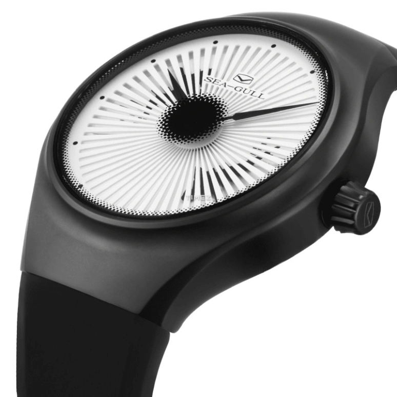 Sea-Gull,Basic 45mm,45mm,Stainless Steel,White,Handwound,Sapphire,Crystal Glass,Round,815,815.18.1008H