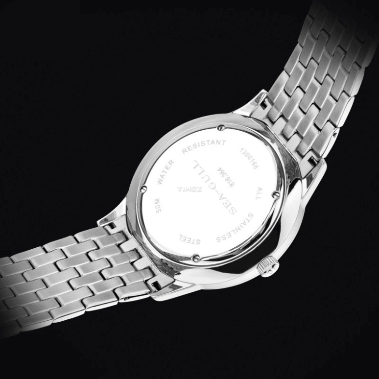 Sea-Gull,Couples 39mm,39mm,Stainless Steel,White,Automatic,Day,Sapphire,816,816.364 WHITE