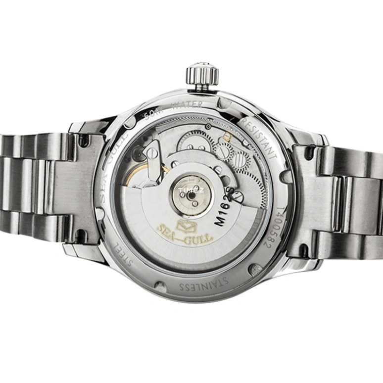 Sea-Gull,Multifunction 39mm,39mm,Stainless Steel,White,Automatic,Date,Day,Flyback,Retrograde,Sapphire,Round,M162S WHITE