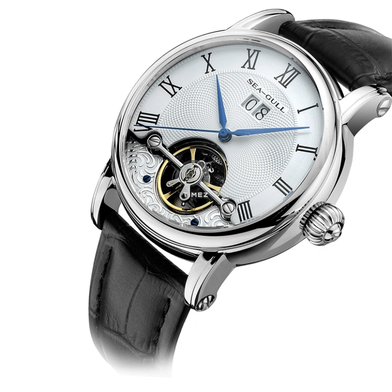 Sea-Gull,Business 40.50mm,40.50mm,Stainless Steel,White,Automatic,Day,Big Date,819,819.382