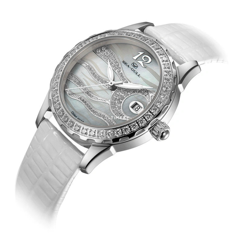 Sea-Gull,I Do 36mm,36mm,Stainless Steel,Grey,Automatic,Day,Sapphire,719,719.762L GREY