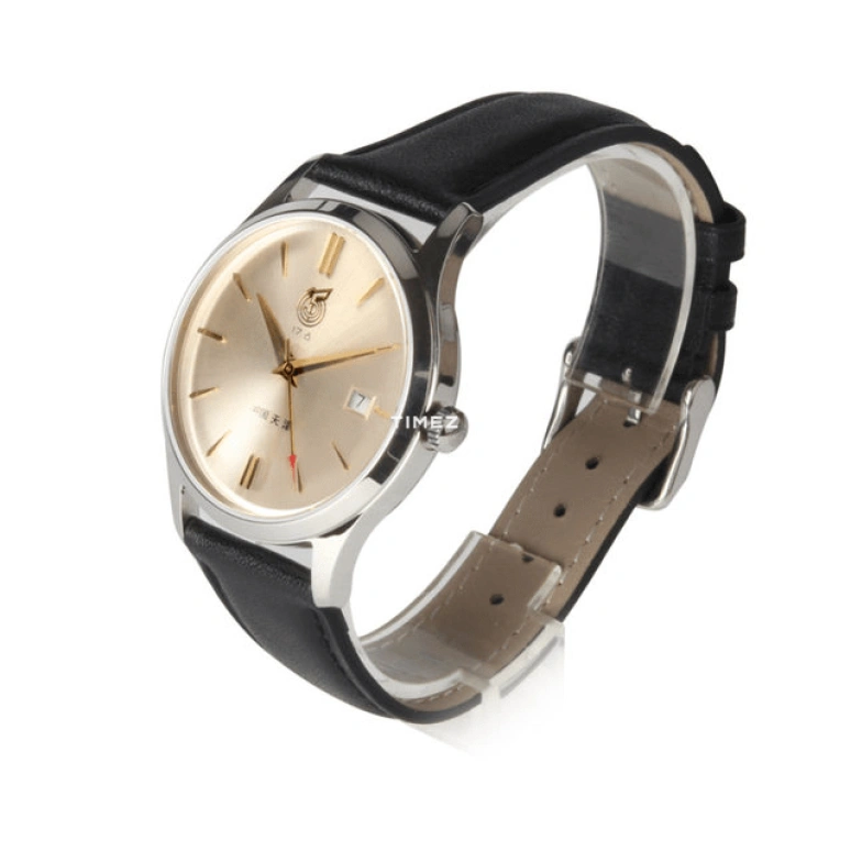 Sea-Gull,Basic 38mm,38mm,Stainless Steel,Gold,Automatic,Day,Sapphire,FKWY