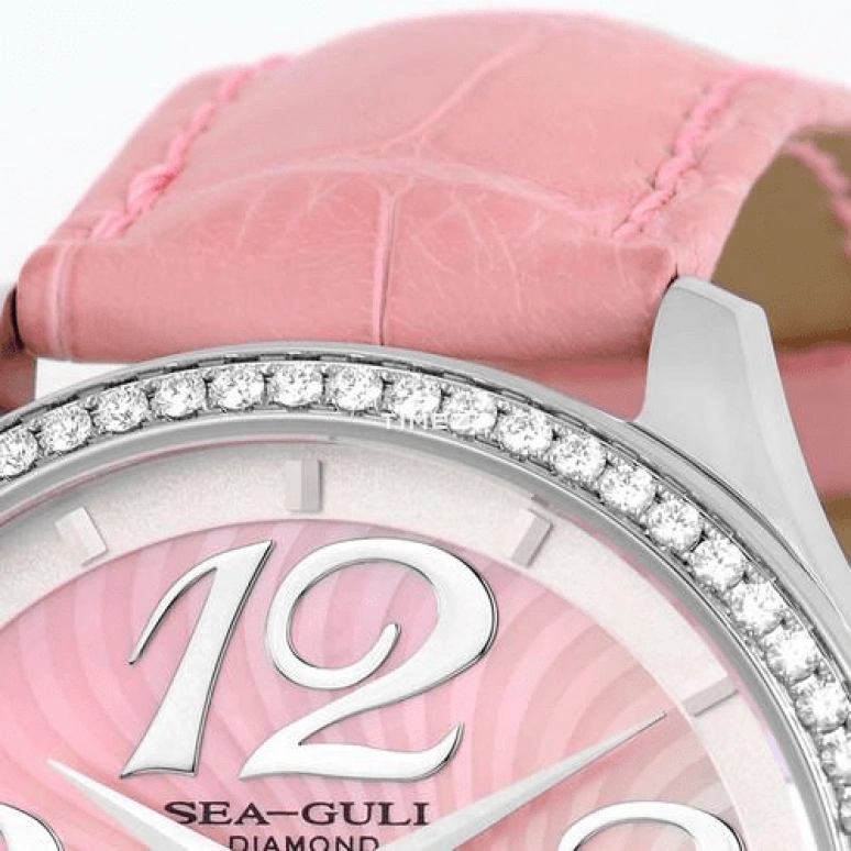 Sea-Gull,Tourbillon 40mm,40mm,Stainless Steel,Pink,Handwound,Tourbillon,Sapphire,Crystal Glass,718,718.863 PINK