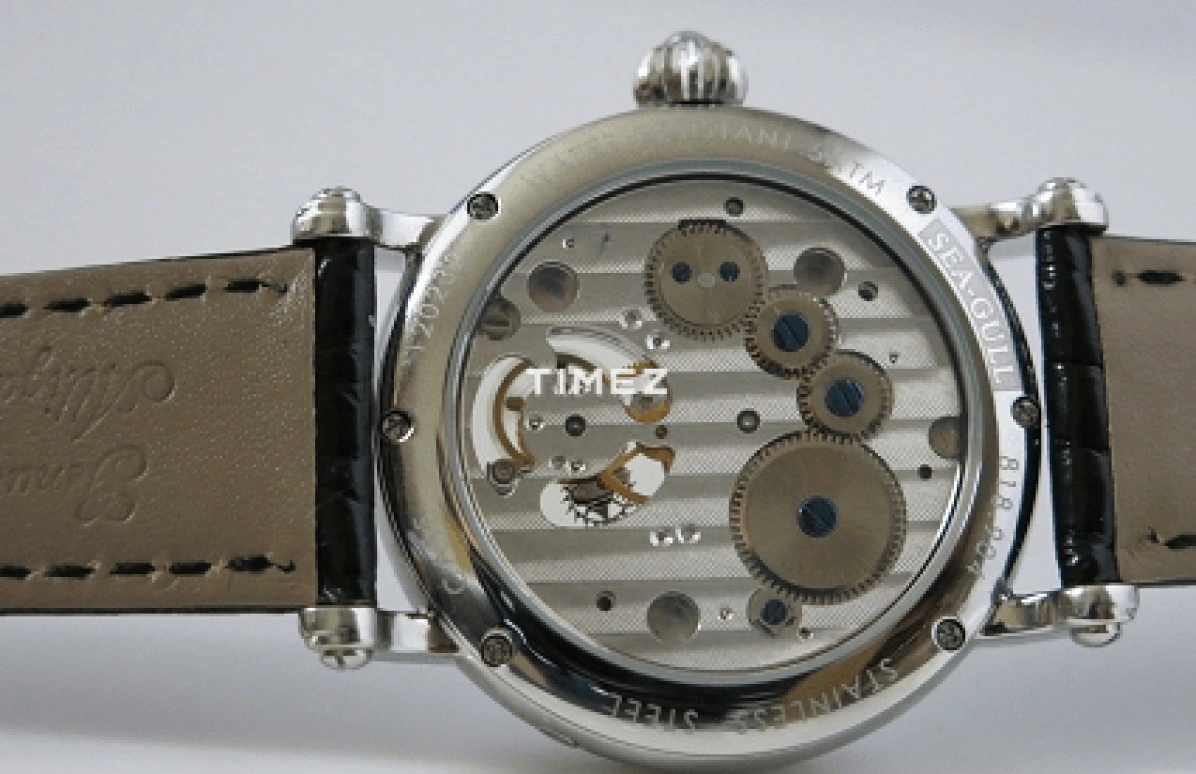 Sea-Gull,Museum 40mm,40mm,Stainless Steel,White,Handwound,Date,Day,Tourbillon,818,818.904