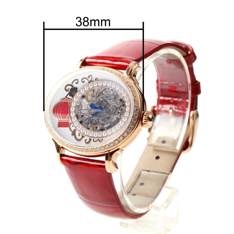 Sea-Gull,Couples 38mm,38mm,Stainless Steel,Rose Gold,White,Automatic,Sapphire,Oval,739,739.759L