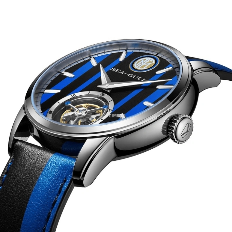 Sea-Gull,Tourbillon 41mm,41mm,Stainless Steel,Black,Handwound,Tourbillon,Sapphire,819,819.92.7110