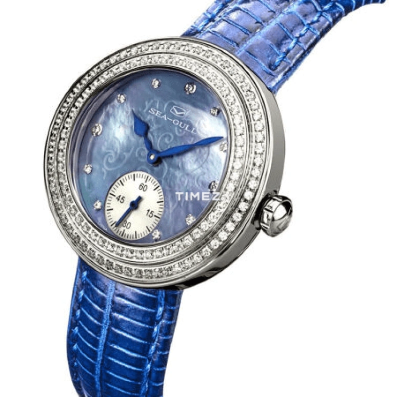 Sea-Gull,Couples 36.50mm,36.50mm,Stainless Steel,Blue,Automatic,Sapphire,Round,719,719.750L BLUE