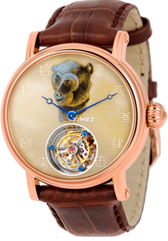 Sea-Gull,Collector 42mm,42mm,Rose Gold,Multi-Color,Handwound,Tourbillon,Sapphire,H618,H618.862