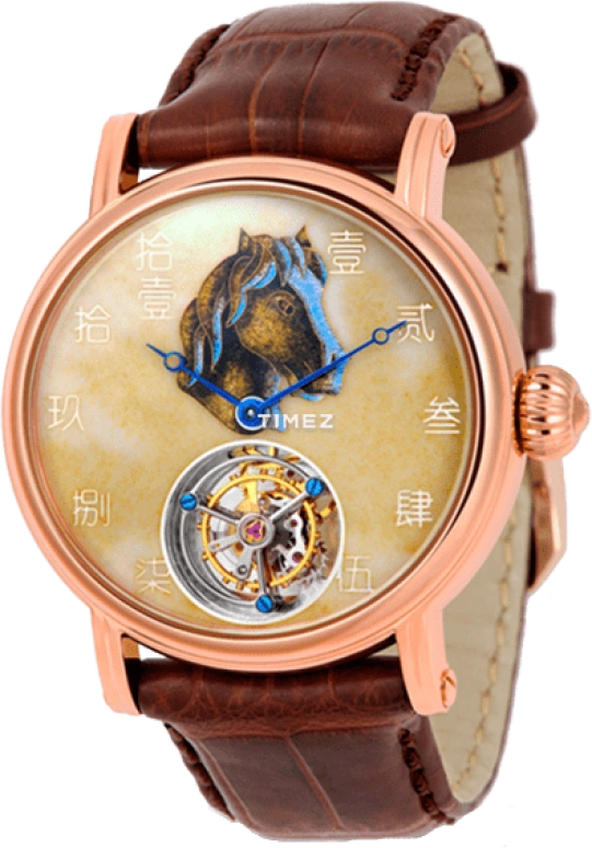 Sea-Gull,Collector 42mm,42mm,Rose Gold,Multi-Color,Handwound,Tourbillon,Sapphire,H618,H618.862