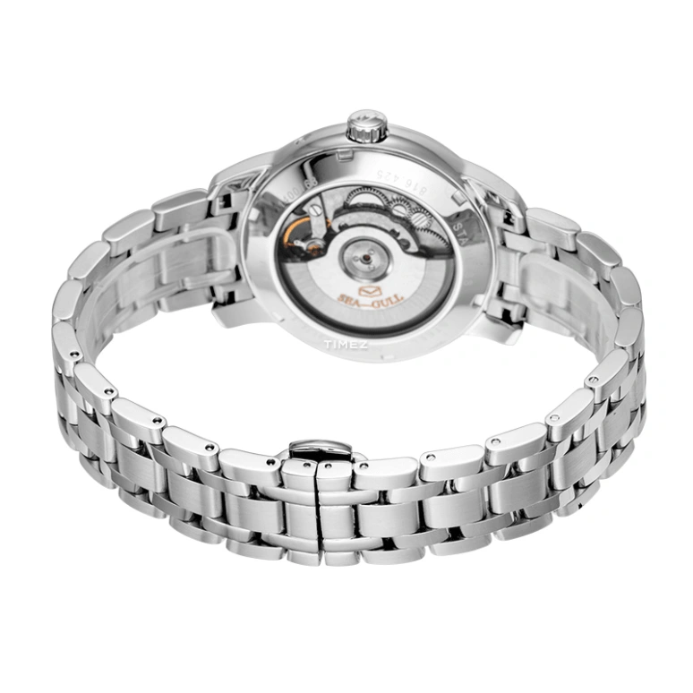 Sea-Gull,Multifunction 40mm,40mm,Stainless Steel,White,Automatic,Date,Day,816,816.425 WHITE