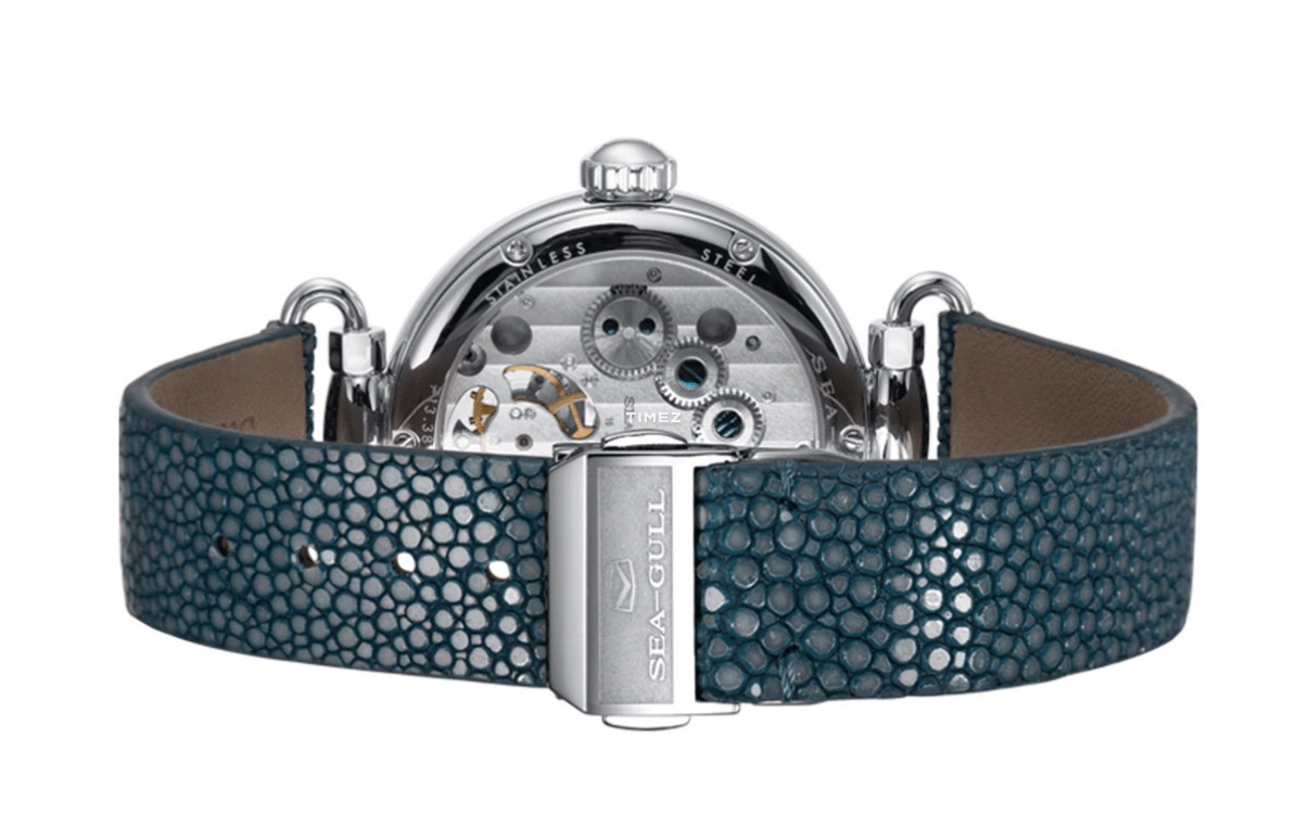 Sea-Gull,Artelier 38.50mm,38.50mm,Stainless Steel,Blue,Handwound,Tourbillon,Sapphire,713,713.38.8100L