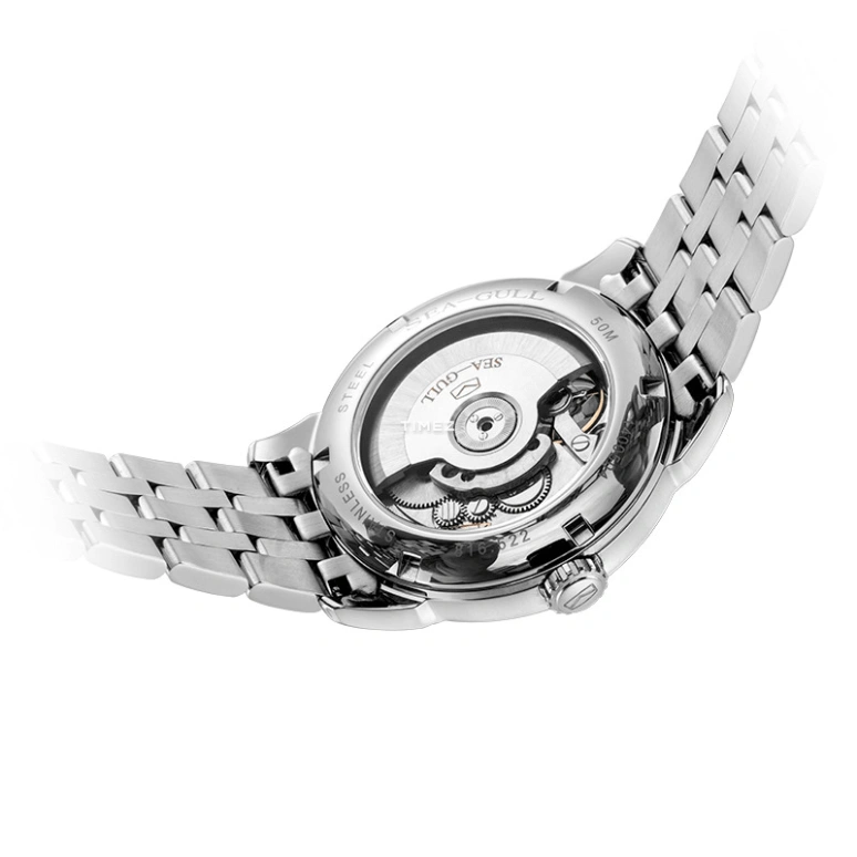 Sea-Gull,Multifunction 42mm,42mm,Stainless Steel,White,Automatic,Day,Power Reserve Indicator,816,816.522 WHITE