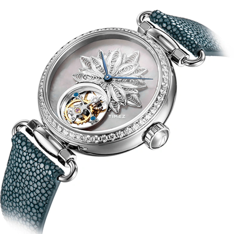 Sea-Gull,Artelier 38.50mm,38.50mm,Stainless Steel,White,Handwound,Tourbillon,Sapphire,713,713.18.8100L