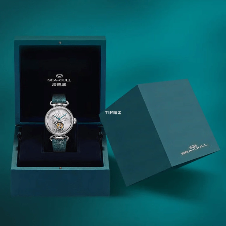 Sea-Gull,Artelier 38.50mm,38.50mm,Stainless Steel,White,Handwound,Tourbillon,Sapphire,713,713.18.8100L