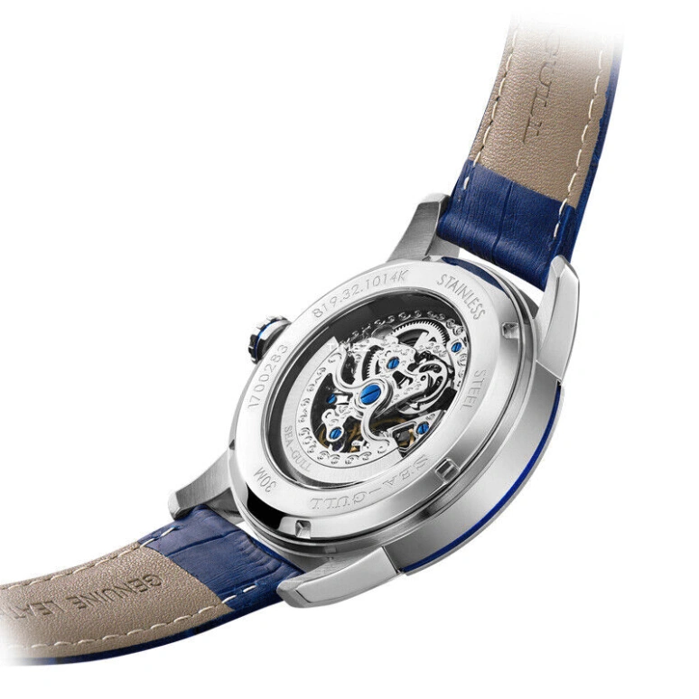 Sea-Gull,Couples 38mm,38mm,Stainless Steel,Blue,Automatic,Tourbillon,Sapphire,819,819.32.1014KL