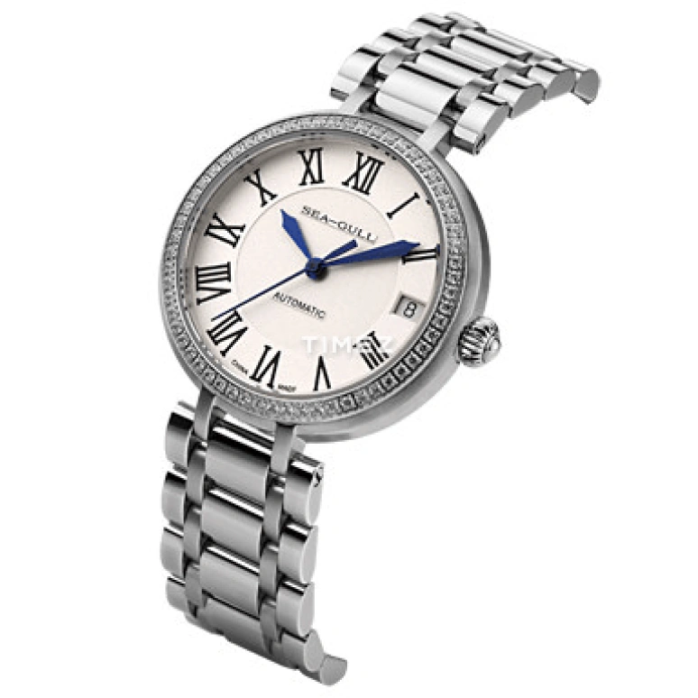 Sea-Gull,I Do 32mm,32mm,Stainless Steel,White,Automatic,Day,Sapphire,716,716.417L