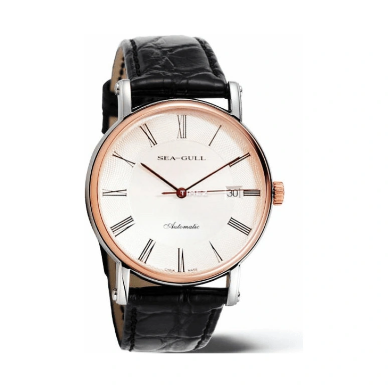 Sea-Gull,Couples 38mm,38mm,Stainless Steel,White,Automatic,Day,Sapphire,218,218.377