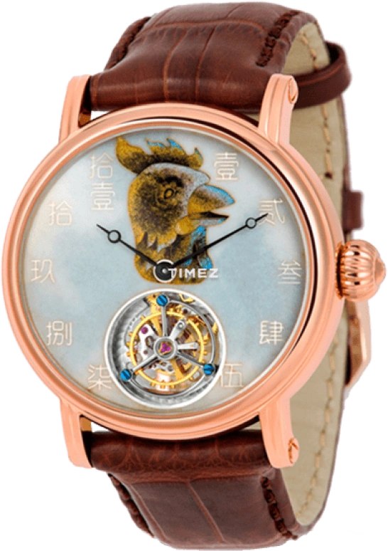Sea-Gull,Collector 42mm,42mm,Rose Gold,Multi-Color,Handwound,Tourbillon,Sapphire,H618,H618.862
