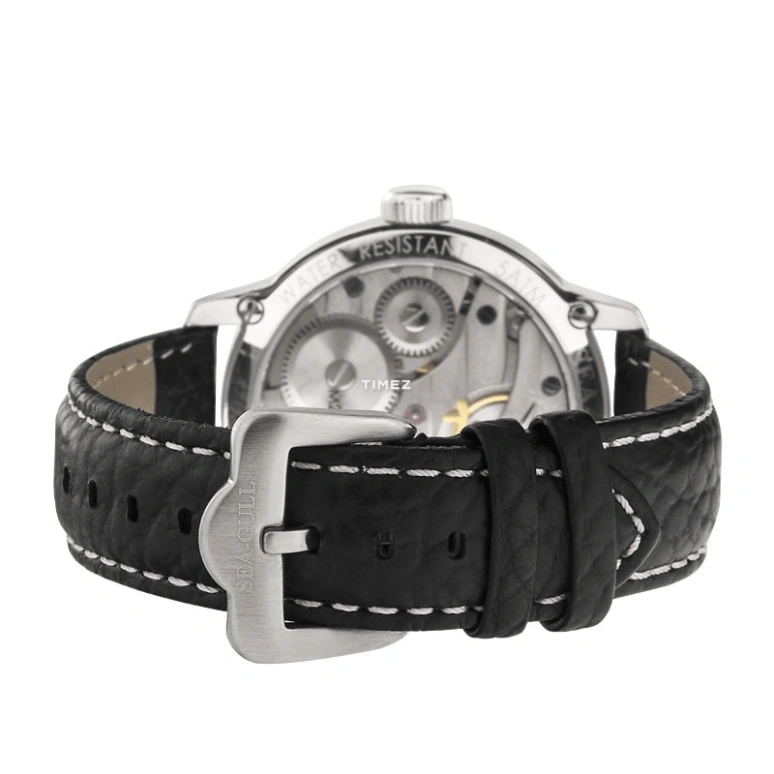 Sea-Gull,Couples 44mm,44mm,Stainless Steel,White,Handwound,Sapphire,Crystal Glass,Round,M222S WHITE