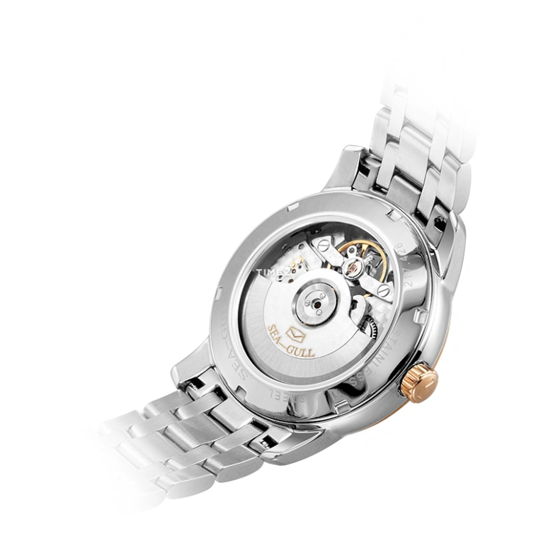 Sea-Gull,Multifunction 41mm,41mm,Stainless Steel,White,Automatic,Day,Power Reserve Indicator,217,217.426 WHITE