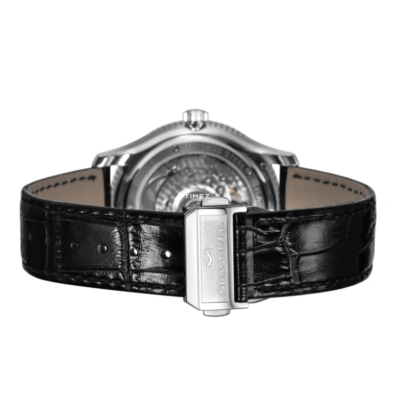 Sea-Gull,Designer 41mm,41mm,Stainless Steel,Black,Grey,Automatic,Day,Sapphire,819,819.515 GREY
