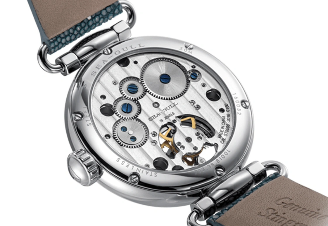 Sea-Gull,Artelier 38.50mm,38.50mm,Stainless Steel,Blue,Handwound,Tourbillon,Sapphire,713,713.38.8100L